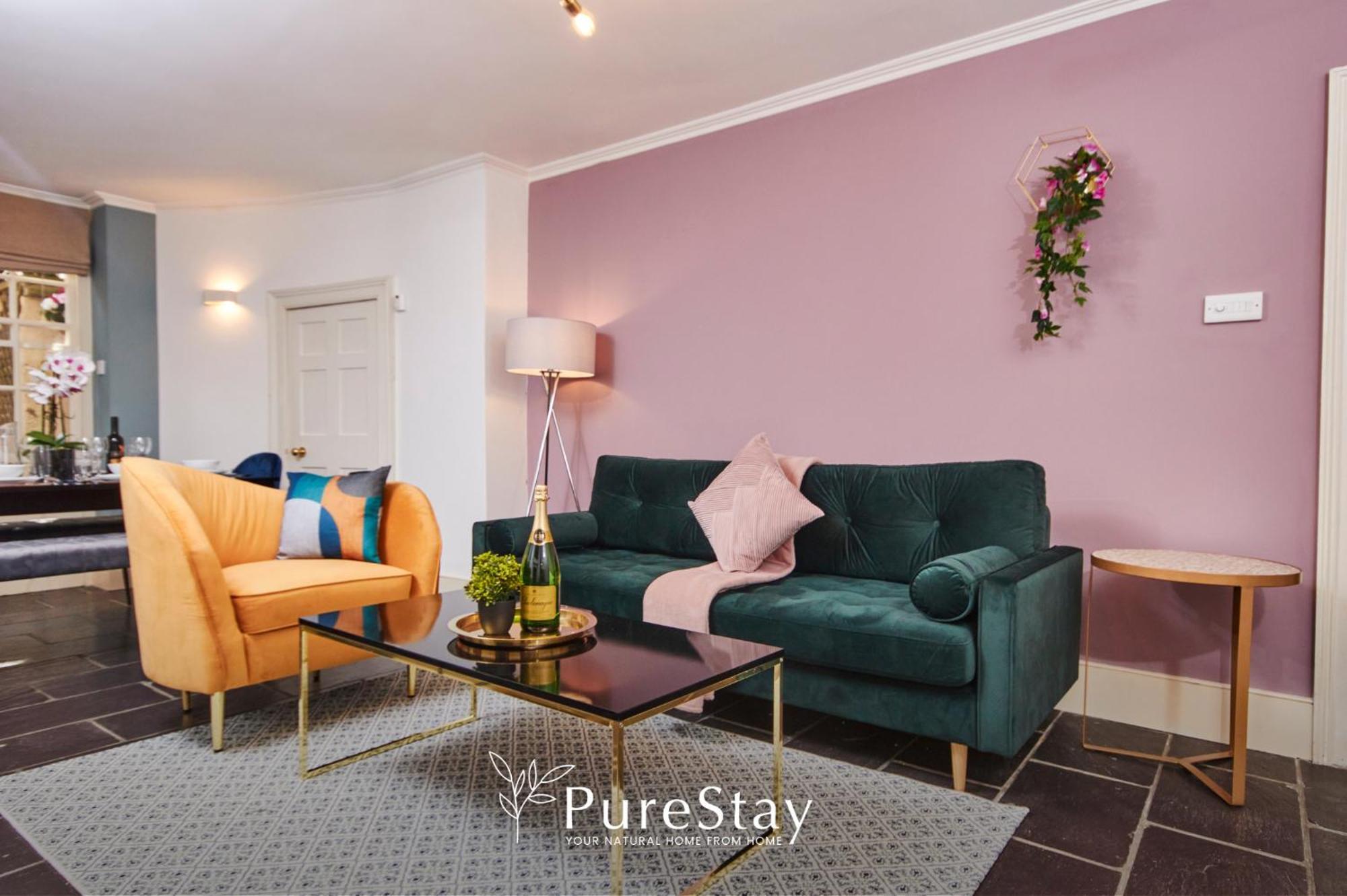 Beautiful 2Bedroom 4 Actual Beds House With Wifi By Purestay Bath Exterior foto